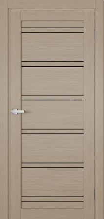 Межкомнатные Двери Terminus Ukrainian Doors UD-20 ПВХ Черное стекло ПВХ плёнка