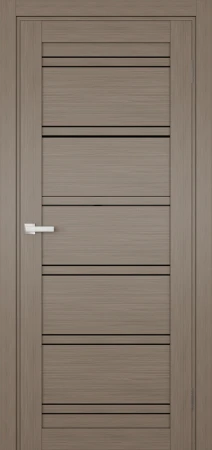 Межкомнатные Двери Terminus Ukrainian Doors UD-20 ПВХ Черное стекло ПВХ плёнка
