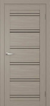 Двері Terminus Ukrainian Doors UD-20 ПВХ Чорне скло