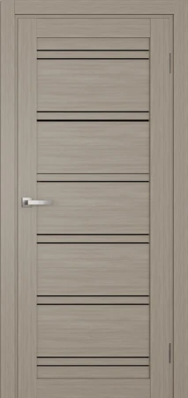 Межкомнатные Двери Terminus Ukrainian Doors UD-20 ПВХ Черное стекло ПВХ плёнка