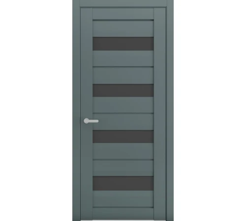 Межкомнатные Двери Terminus Elit Soft 109 Черное стекло ПВХ плёнка