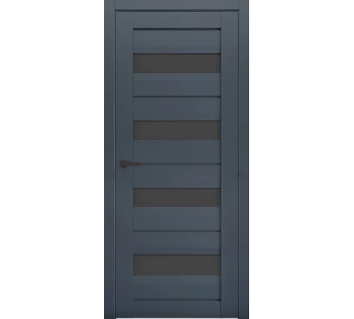Межкомнатные Двери Terminus Elit Soft 109 Черное стекло ПВХ плёнка