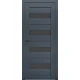 Межкомнатные Двери Terminus Elit Soft 109 Черное стекло ПВХ плёнка