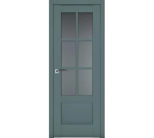 Межкомнатные Двери Terminus Neo Soft 602 Черное стекло ПВХ плёнка