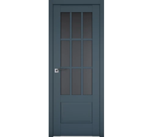 Межкомнатные Двери Terminus Neo Soft 604 Черное стекло ПВХ плёнка