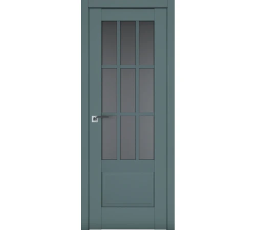 Межкомнатные Двери Terminus Neo Soft 604 Черное стекло ПВХ плёнка