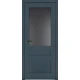 Міжкімнатні Двері Terminus Neo Soft 608 Чорне скло ПВХ плівка