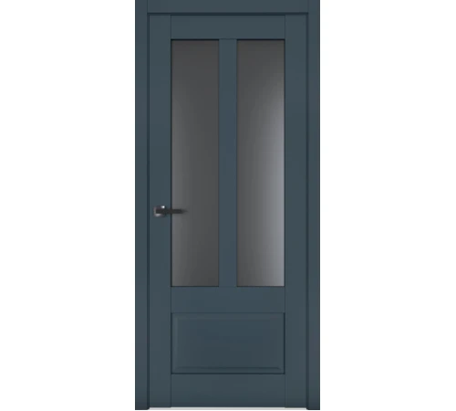 Межкомнатные Двери Terminus Neo Soft 609 Черное стекло ПВХ плёнка