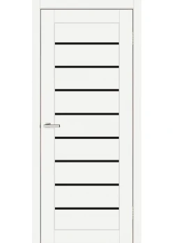 Двери ТМ DOORS C018 ПВХ Черное стекло