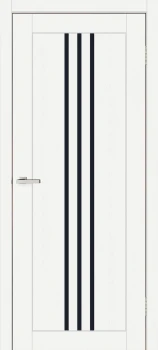 Двери ТМ DOORS C049 ПВХ черным стеклом