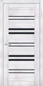 Двери ТМ DOORS C017 ПВХ Черное стекло