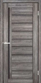 Двери ТМ DOORS C067 ПВХ Черное стекло