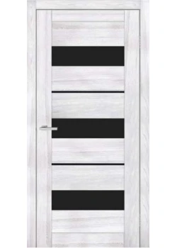 Двери ТМ DOORS C028 ПВХ Черное стекло
