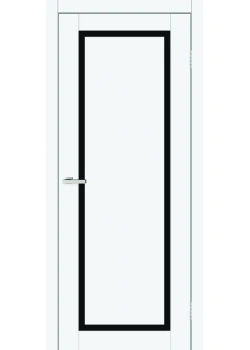 Двери ТМ DOORS C090 ПВХ Эмалит Черное стекло