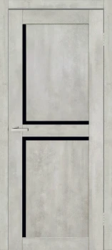 Двери ТМ DOORS C101 ПВХ Черное стекло