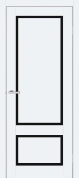 Двери ТМ DOORS C105 ПВХ Эмалит Черное стекло