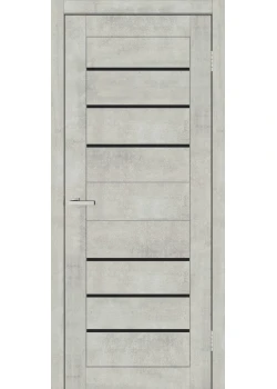 Двери ТМ DOORS C034 ПВХ Черное стекло
