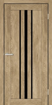 Двери ТМ DOORS C050 ПВХ Черное стекло