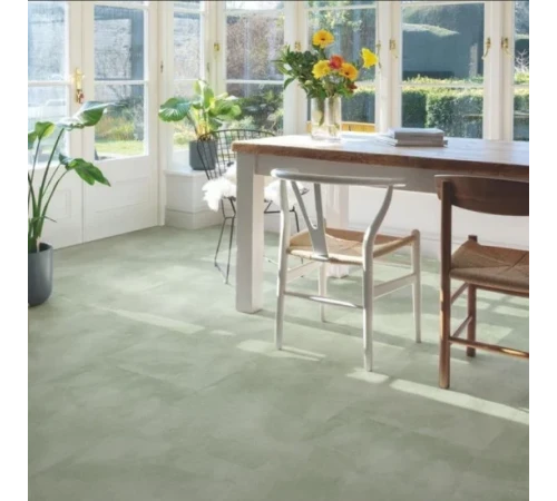 Виниловый пол Quick Step Illume Мягкий цвет шалфея AVMTU40334