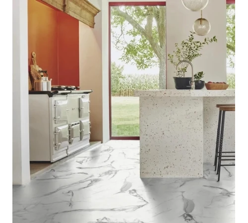 Виниловая плитка Tarkett Starfloor Click Solid 55 LUNI WHITE 36023001