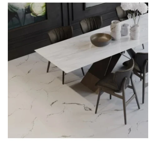 Виниловый пол Vinilam Ceramo Итальянский мрамор 83444