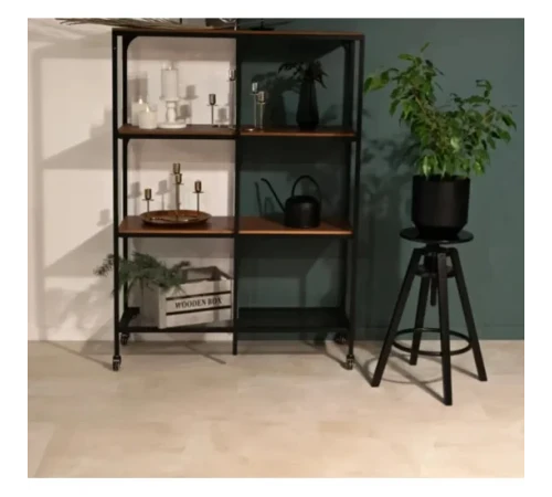 Виниловый пол Vinilam Ceramo Бетон Белый 71615