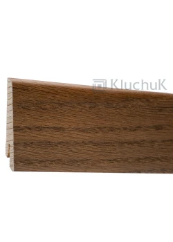 Плінтус Евро Дуб Браун 60х18х2400 мм. KLE60-13 Kluchuk