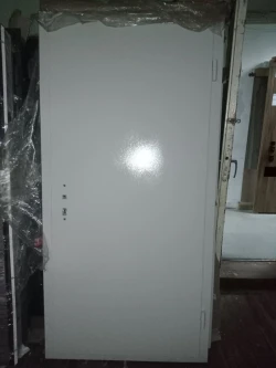 Двери Технические EI 60 RAL 7035, 2 шт, Двери 1-2070*980,5 мм, рама 90 мм, Правая, Двери 2-2060*980 мм, рама 90 мм, Правая, Винница, Гонты 22а