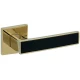 Ручки на розетах Gavroche NIKEL Ni - Z25 GoldPVD/Black