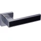 Ручки на розетах Gavroche MAGNIUM Mg - A1 CP/BLACK