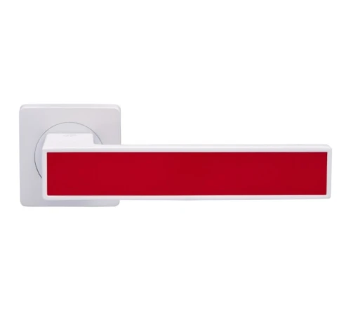 Ручки на розетах Gavroche MAGNIUM Mg - A1 WHITE/RED