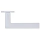 Ручки на розетах Gavroche RUTHENIUM Ru - A33 White