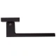 Ручки на розетах Gavroche MAGNIUM Mg - A3 BLACK/BLACK