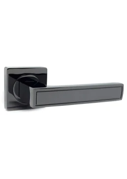 Ручки на розетах Кедр R08-348-AL-BLACK NI