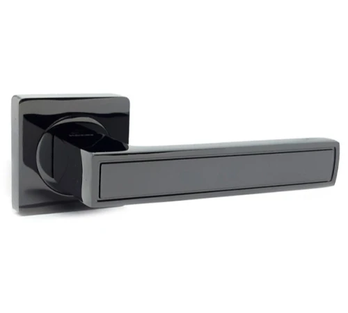 Ручки на розетах Кедр R08-348-AL-BLACK NI
