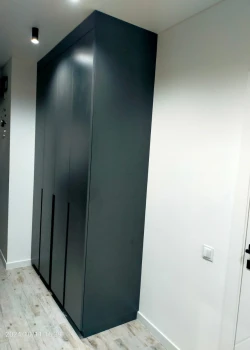 Шкаф распашной под заказ четырехдверный Антрацит №56 19.09.2024