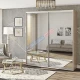 Шкаф-купе 1,9 метра Комфорт "Зеркало" 2х дверный цвет дуб сонома