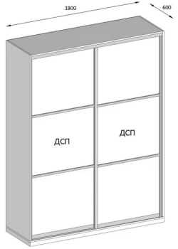 Вариант Шкафа-купе №44 19.11.2025
