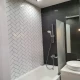 Стеклянная душевая шторка для ванной SlidePro Comfort Гармония