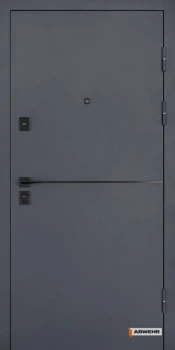 Двері Abwehr Defender 76 Solid з терморозривом 7021T + Антрацит
