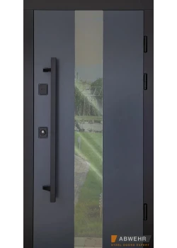 Двері Cotage1 (KT1 з терморозривом) 496 UFO BLACK RAL 7016 Abwehr
