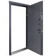 Вхідні Двері Котедж 710/265 Metalic anthracite/Вулична Антрацит сірий