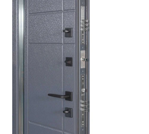 Входные Двери ТЕРМО ХАУС 1200 мм Kale 705/431 Темный антрацит/Уличная антрацит серый Булат