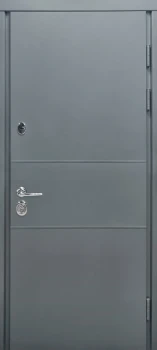Двери ЭЛЕГАНТ МОДЕЛЬ 703 / 703 Мetallic Greу - Антрацит Vinorit Булат