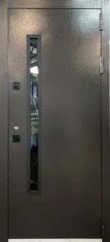 Двери Витраж Ч/Р VQ RAL 1409 Министерство Дверей