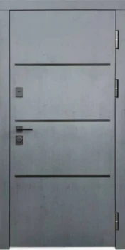 Двери ТЕРМИКС 4 Серая структура/Крафт белый Portalino