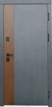 Двери ТЕРМИКС 5 Дуб 8028+Серая структура/Дримвуд темный Portalino