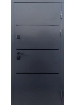 Двері ПРЕМІУМ Молоток 2 RAL 7024/Антрацит Portalino