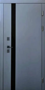 Двері Тріо 4 Антрацит/Крафт білий Portalino