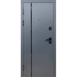 Двери Portalino STEEL DOORS SD-201 Графит матовый/Белый матовый